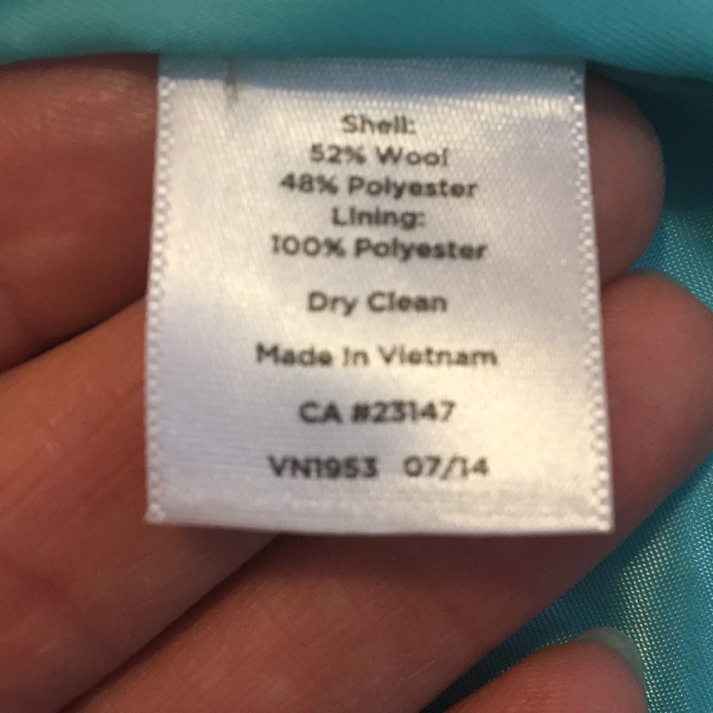 Talbots Teal Double Breasted Peacoat - image 4